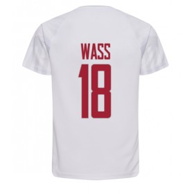 Virallinen pelipaita Tanska Daniel Wass 18 Vieras World Cup 2022 Lyhythihainen - Miesten